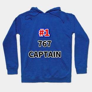 Number one 767 captain Hoodie